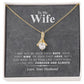 To My Wife - Alluring Beauty Necklace