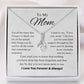 To My Mom - Day By Day You Just Mean More To Me - Alluring Beauty Necklace