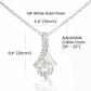 To My Mom - Day By Day You Just Mean More To Me - Alluring Beauty Necklace