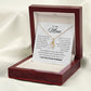 To My Mom - Day By Day You Just Mean More To Me - Alluring Beauty Necklace