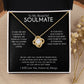 To My Beautiful Soulmate Love Knot Necklace
