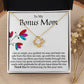 To My Bonus Mom Love Knot Necklace