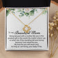To My Beautiful Mom Love Knot Necklace