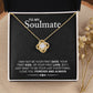 To My Soulmate Love Knot Necklace