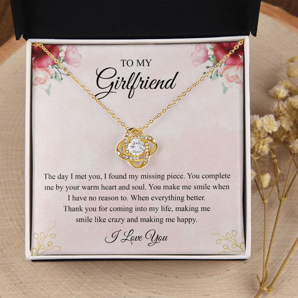 Gift For Girlfriend Love Knot Necklace