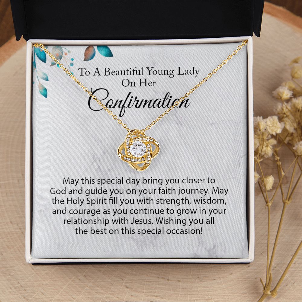 Confirmation Gift Love Knot Necklace