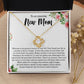 Gift for New Mom Love Knot Necklace