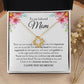 Gift for Mom from Daughter Love Knot Necklace