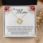 For My Mom Love Knot Necklace