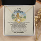 To My Mother Necklace From Daughter