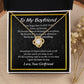 To My Boyfriend Love Knot Necklace