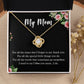 Mom Gift from Daughter Love Knot Necklace