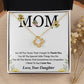 Gift for Mom Love Knot Necklace