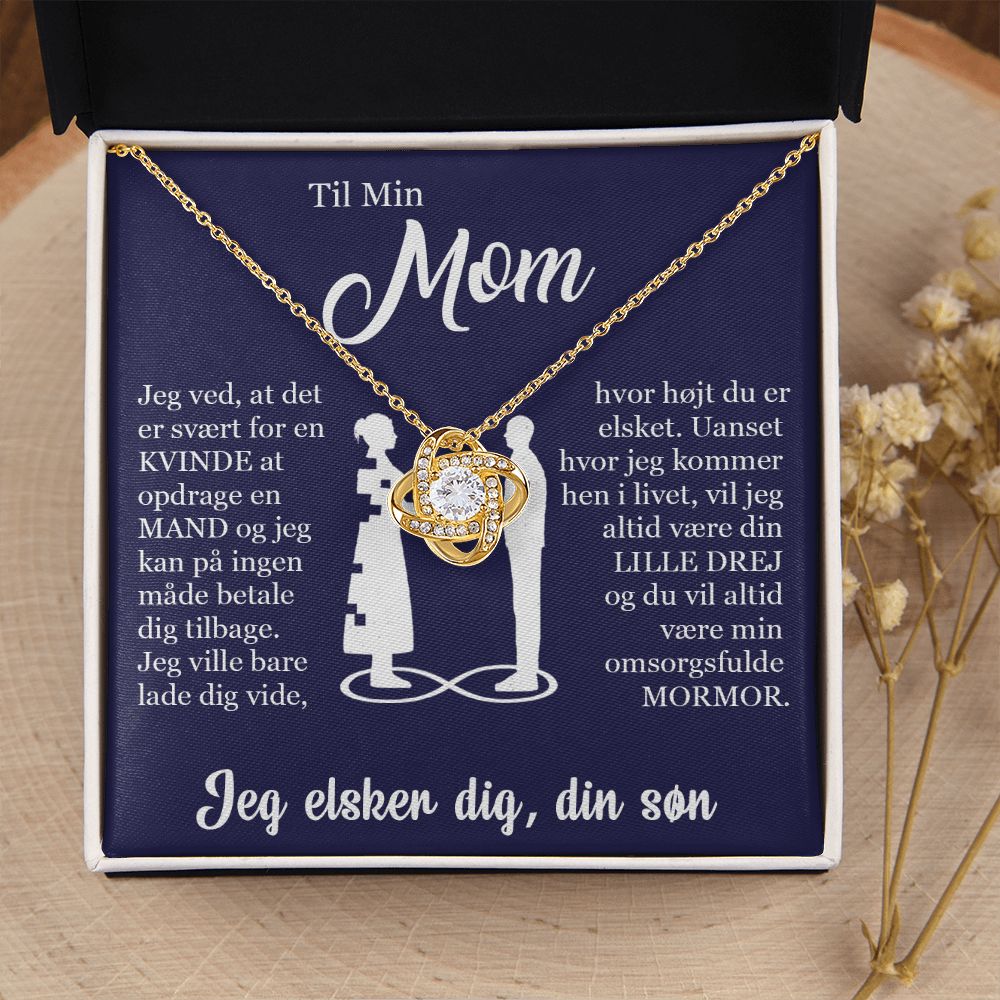 Til Min Mom Love Knot Halskæde