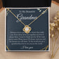 Gift For Grandma Love Knot Necklace