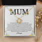 To My Mum Love Knot Necklace