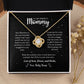 Pregnancy New Mom Love Knot Necklace