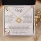 To My Beautiful Wife Love Knot Necklace