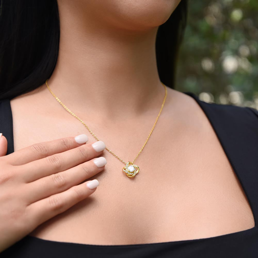 [Almost Sold Out] Always In My Heart - Love Knot Necklace