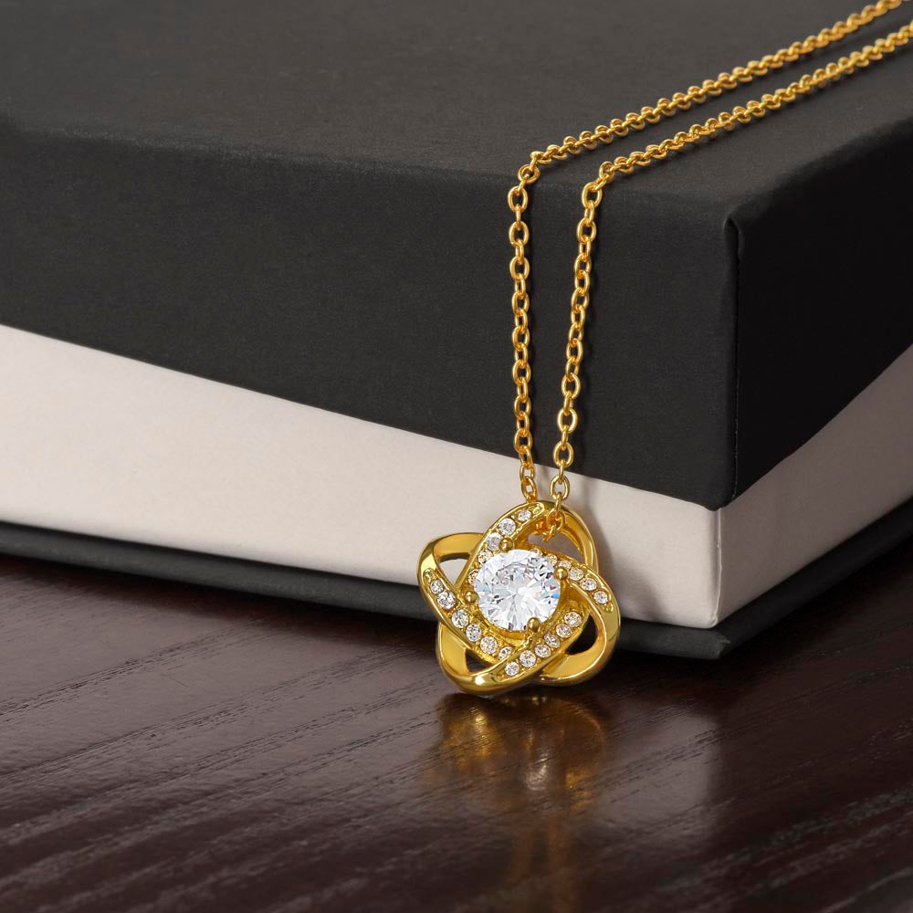 To My Mother In Law Love Knot Necklace
