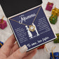 Alla Mia Mamma Love Knot Collana