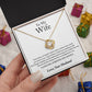 To My Wife Sometimes It Hard Love Knot Necklace