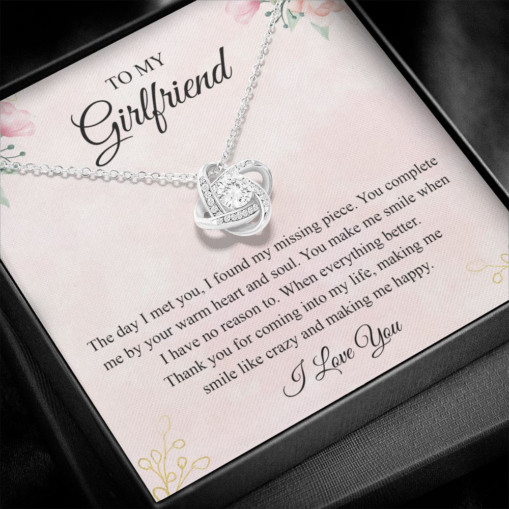 Gift For Girlfriend Love Knot Necklace