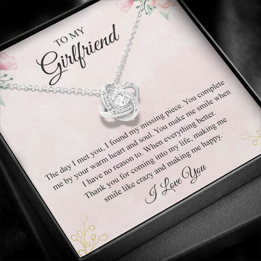 Gift For Girlfriend Love Knot Necklace