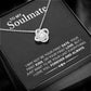 To My Soulmate Love Knot Necklace