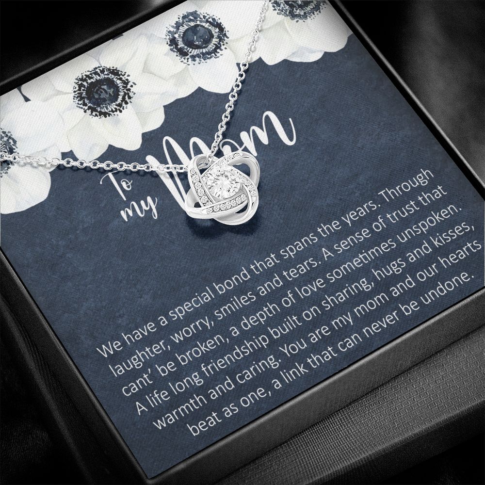 To My Mom Necklace Love Knot Necklace