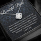 To My Bride Gift From Groom Love Knot Necklace