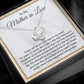 To My Mother In Law Love Knot Necklace