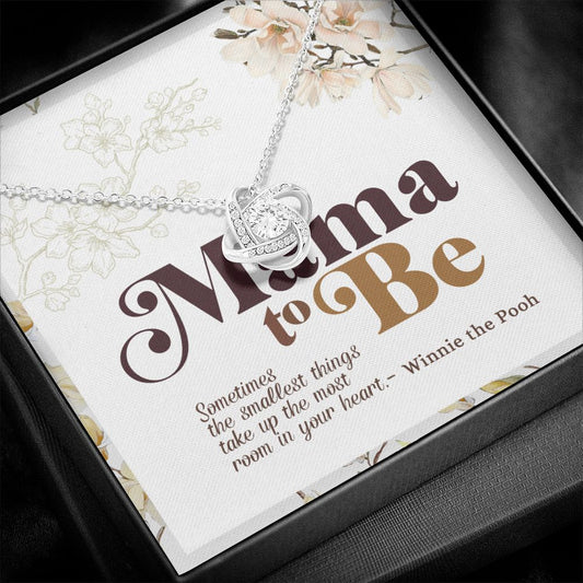 Mama To Be Love Knot Necklace