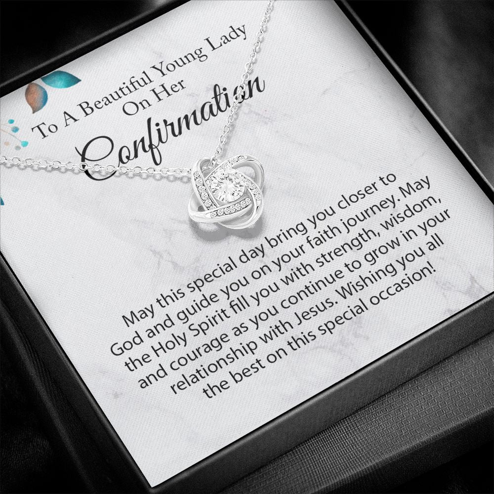 Confirmation Gift Love Knot Necklace