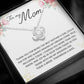 For My Mom Love Knot Necklace