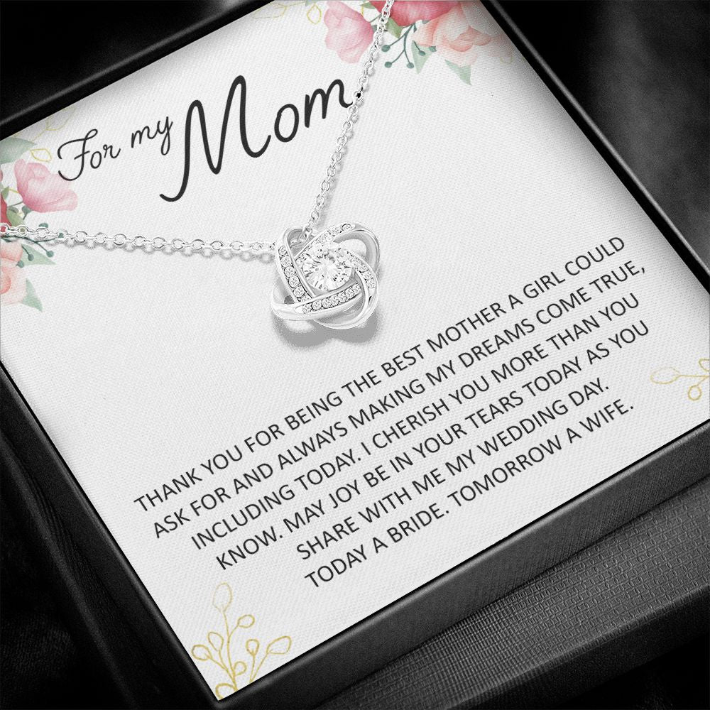 For My Mom Love Knot Necklace
