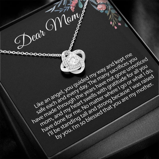 Gift For Mom Love Knot Necklace