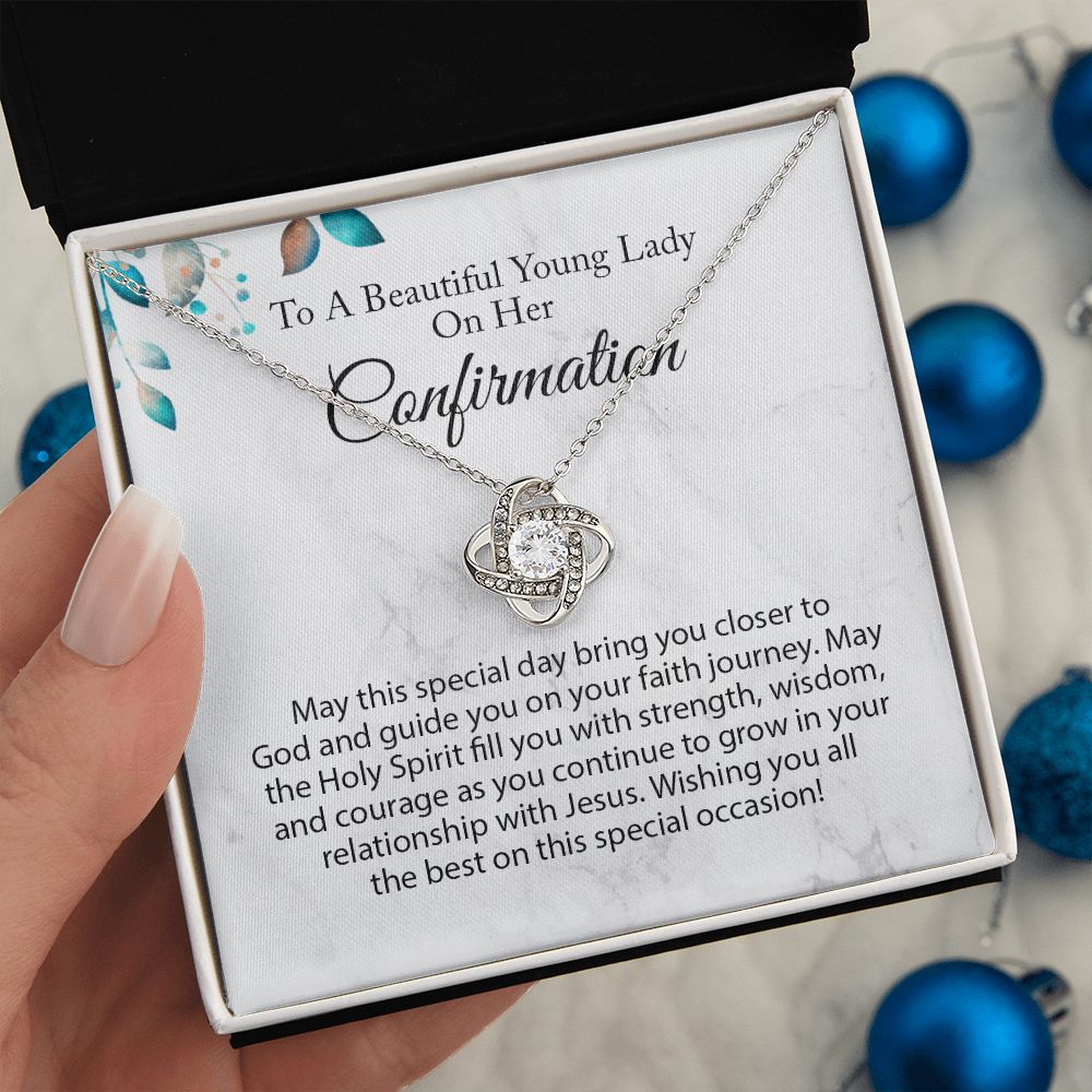 Confirmation Gift Love Knot Necklace