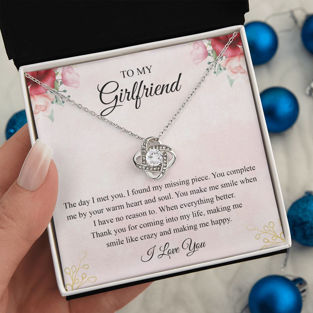Gift For Girlfriend Love Knot Necklace