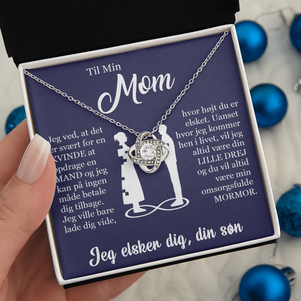 Til Min Mom Love Knot Halskæde