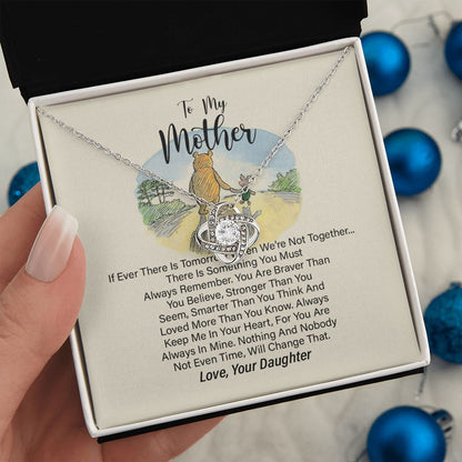 To My Mother Necklace From Daughter