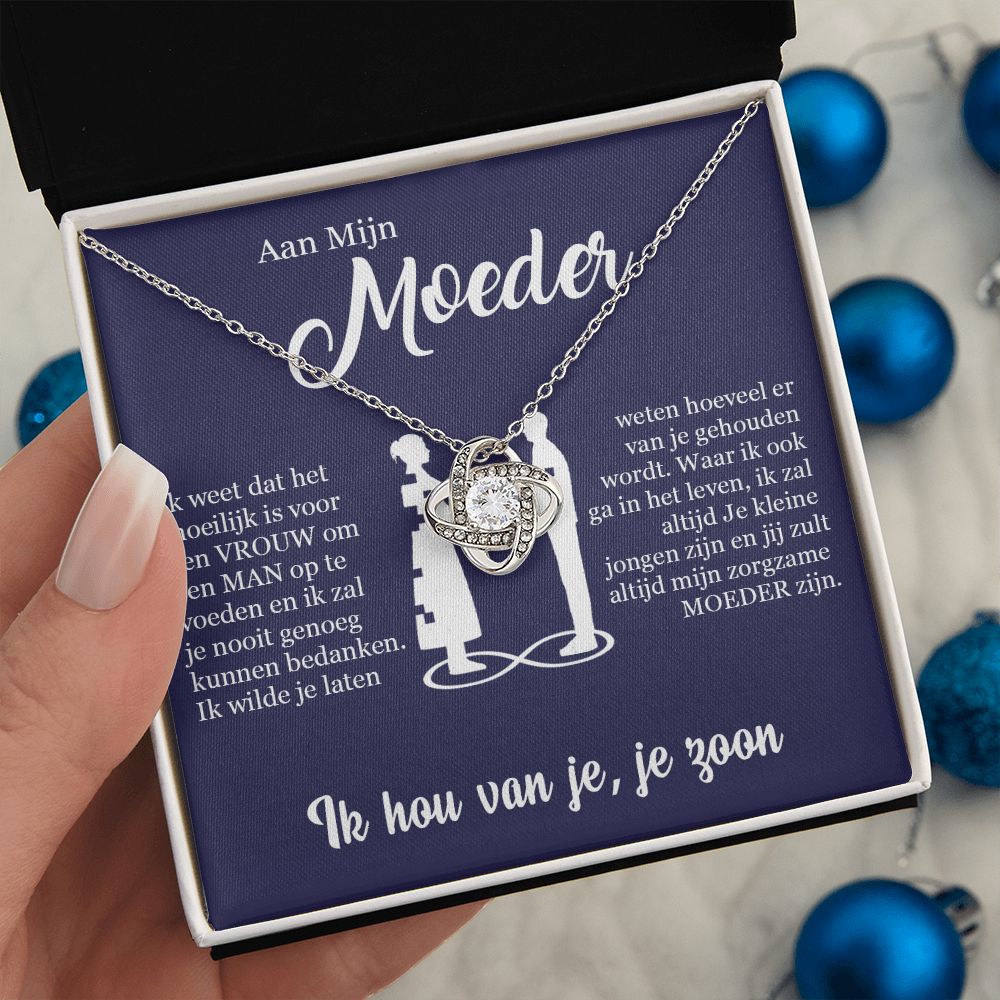 Aan Mijn Moeder Love Knot Ketting