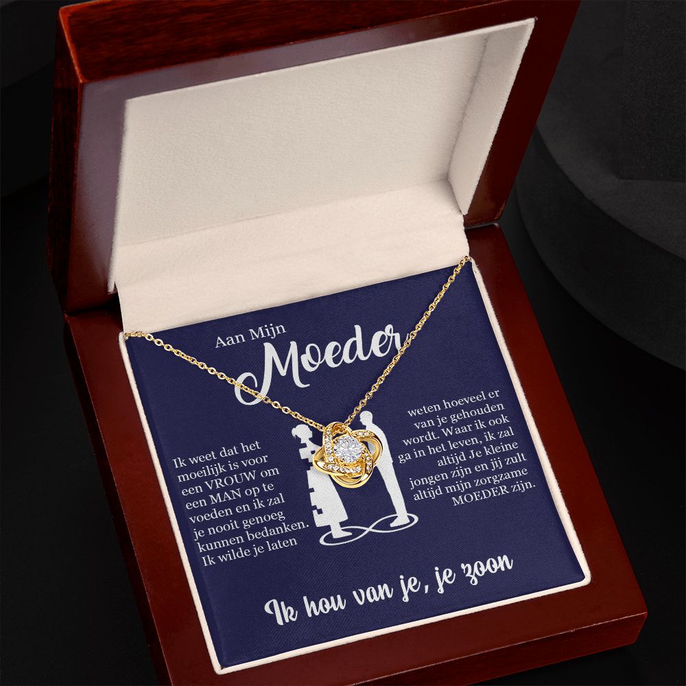 Aan Mijn Moeder Love Knot Ketting