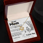 To My Mom Love Knot Necklace