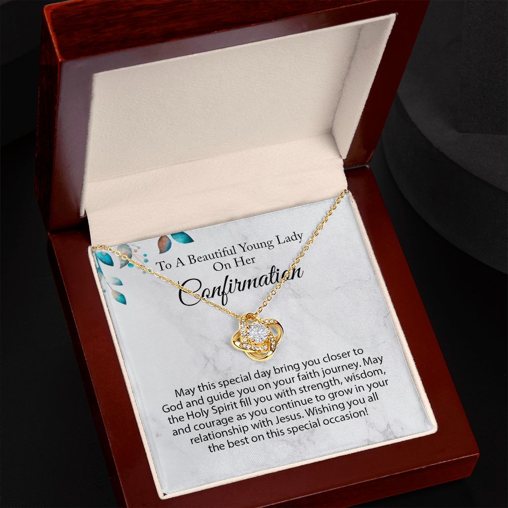 Confirmation Gift Love Knot Necklace