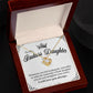 To My Badass Daughter Love Knot Necklace