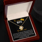 To My Wife I Choose You Love Knot Necklace