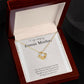 To My Amaging Bonus Mom Love Knot Necklace