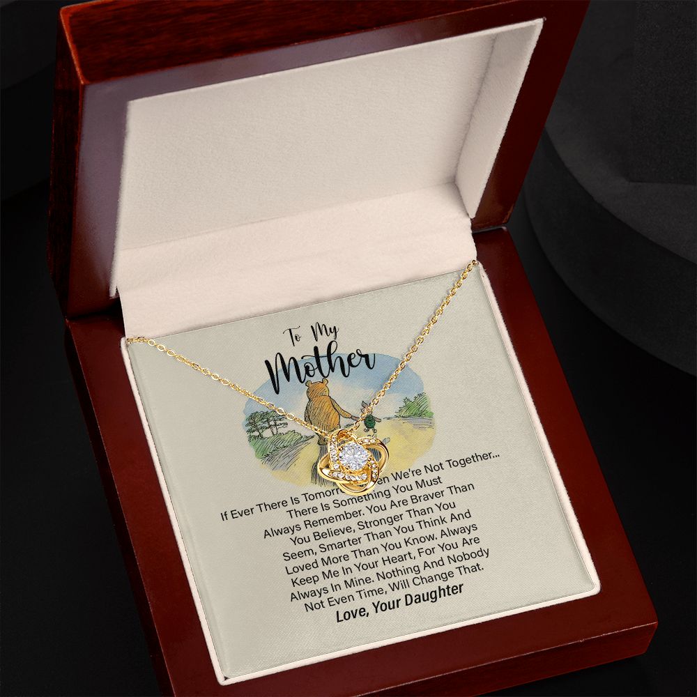 To My Mother Necklace From Daughter