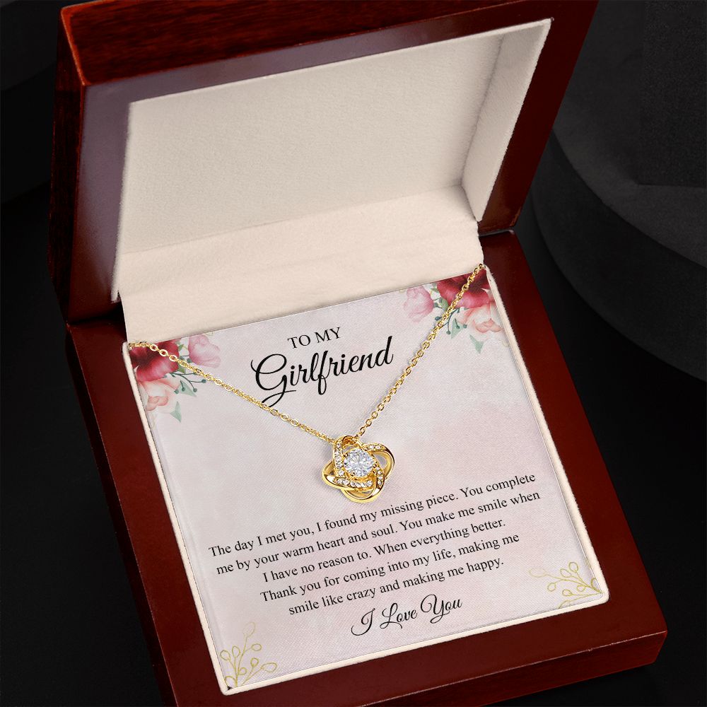 Gift For Girlfriend Love Knot Necklace